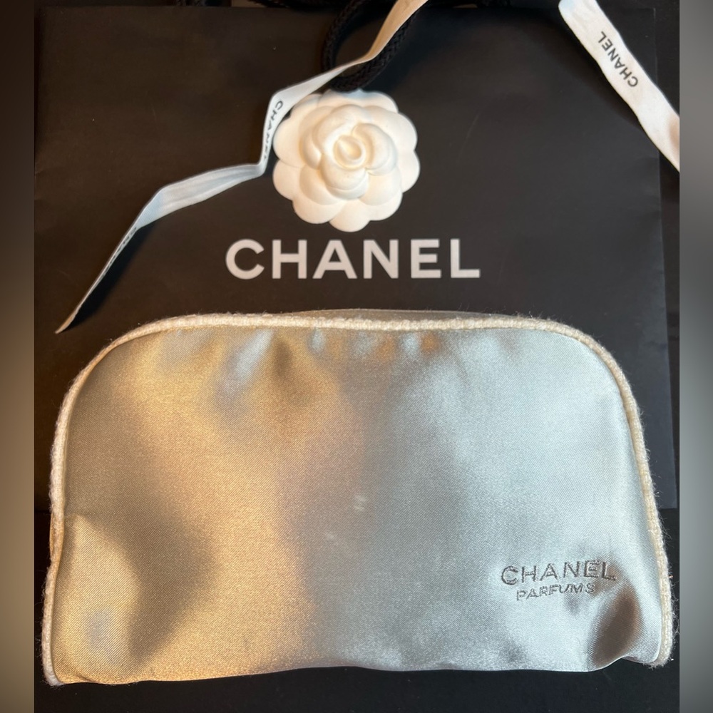 Chanel makeup bag